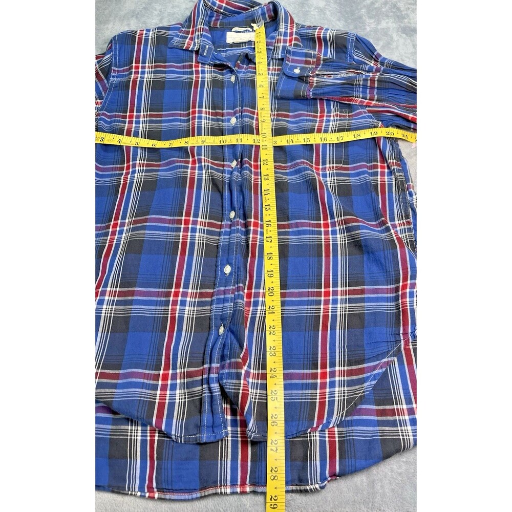Ralph Lauren NWOT 'Boyfriend' plaid Denim & Supply womens button up shirt Large - Picture 6 of 7